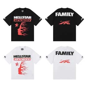 Hellstar Summer new European and American men and women loose pullover short-sleeved T-shirt（33 styles)-1983