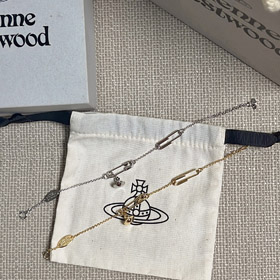 Vivienne Westwood  Saturn three-dimensional planet pin bracelet-3831