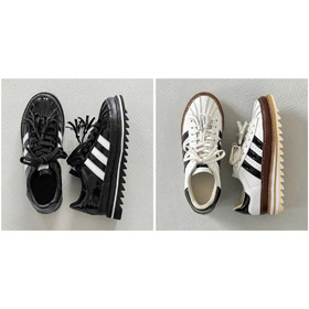 Adidas classic patchwork lace-up sneakers-4733